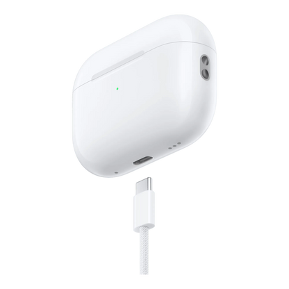 White AirPods Pro 2nd generation MagSafe charging case with USB-C cable connected isolated on white background AirPods Pro (3rd generation) With MagSafe Charging Case (USB‑C) 45676e-4.myshopify.com Apple AirPods Pro (2nd generation) With MagSafe Charging Case (USB‑C) 45676e-4.myshopify.com Apple