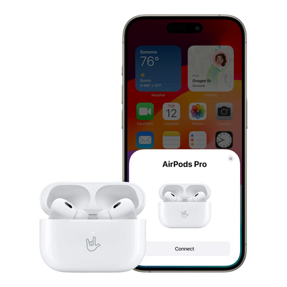AirPods Pro 2nd generation with MagSafe Charging Case USB-C shown with iPhone displaying connection prompt. AirPods Pro (3rd generation) With MagSafe Charging Case (USB‑C) 45676e-4.myshopify.com Apple AirPods Pro (2nd generation) With MagSafe Charging Case (USB‑C) 45676e-4.myshopify.com Apple AirPods Pro (2nd generation) With MagSafe Charging Case (Lightning) 45676e-4.myshopify.com Apple