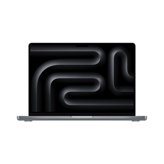 MacBook Pro 14-inch (2024) – M3 Chip, 8‑Core CPU & 10‑Core GPU, 16GB RAM, 1TB SSD – Model MXE03 (Space Gray, English Keyboard) - alAsil