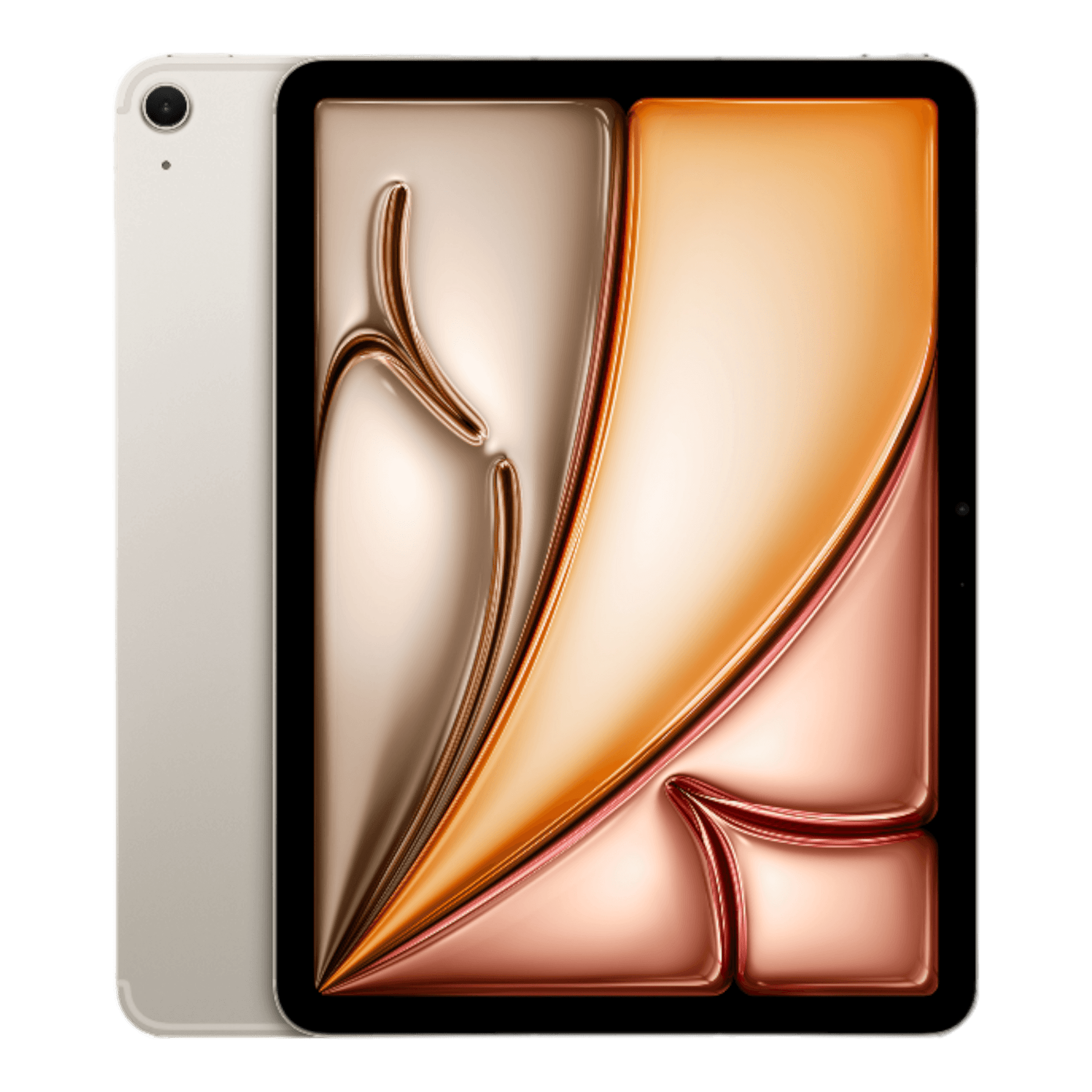 iPad Air 2024 11-inch 256GB, Wi-Fi + Cellular, Starlight - alAsil