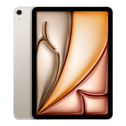iPad Air 2024 11-inch 512GB, Wi-Fi + Cellular, Starlight - alAsil