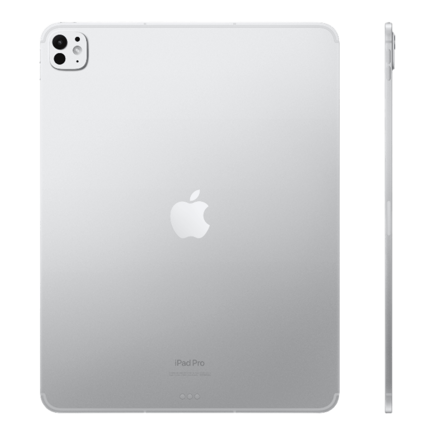 iPad Pro 2024 13-inch 2TB, Wi-Fi + Cellular With Standard Glass Silver - alAsil