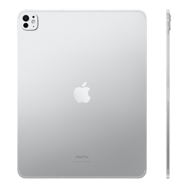 iPad Pro 2024 13-inch 2TB, Wi-Fi + Cellular With Standard Glass Silver - alAsil