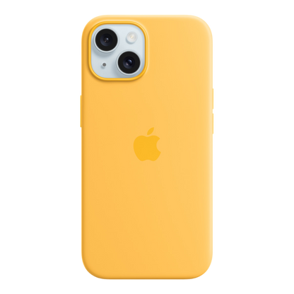 iPhone 15 Silicone Case with MagSafe - Sunshine - alAsil