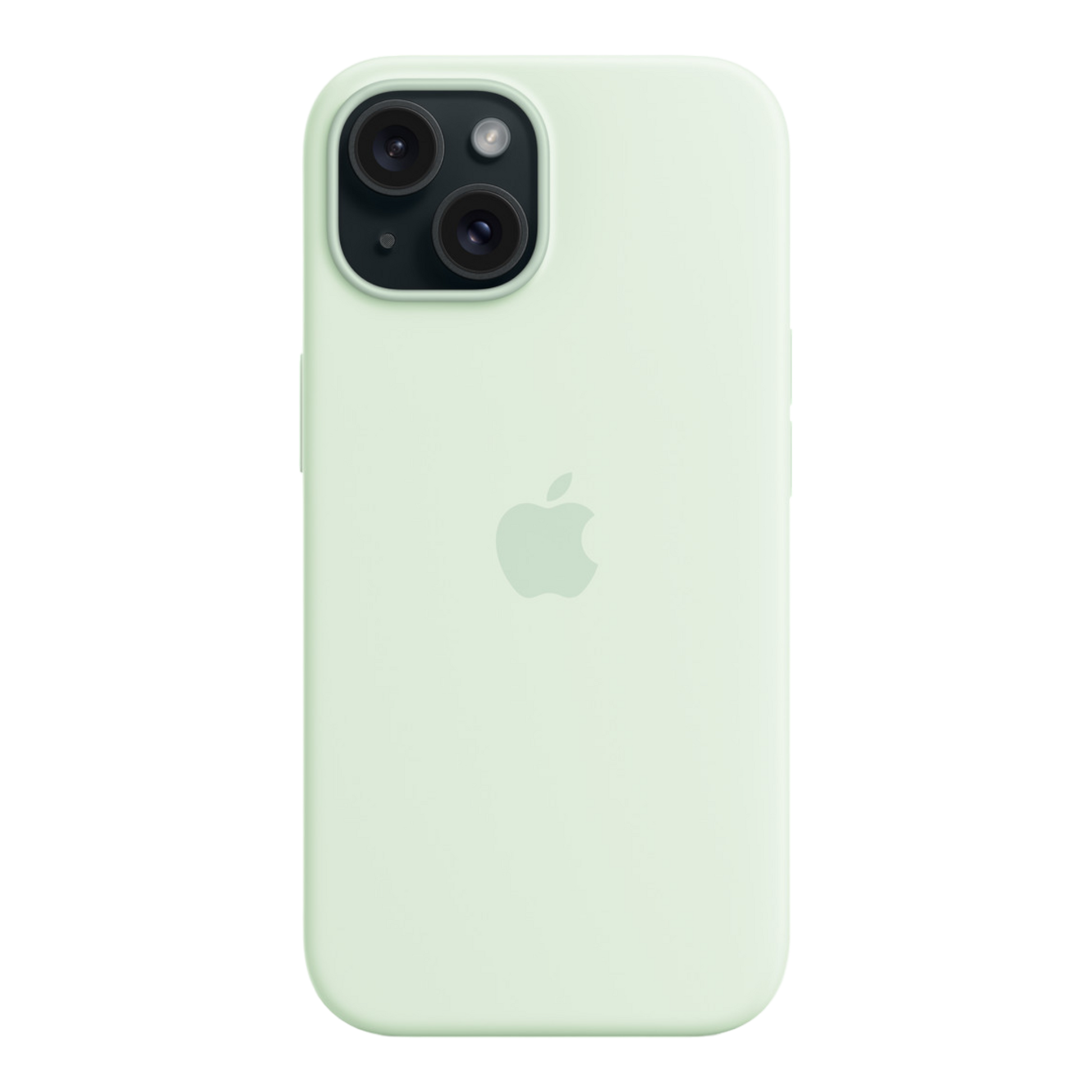 iPhone 15 Silicone Case with MagSafe - Soft Mint - alAsil