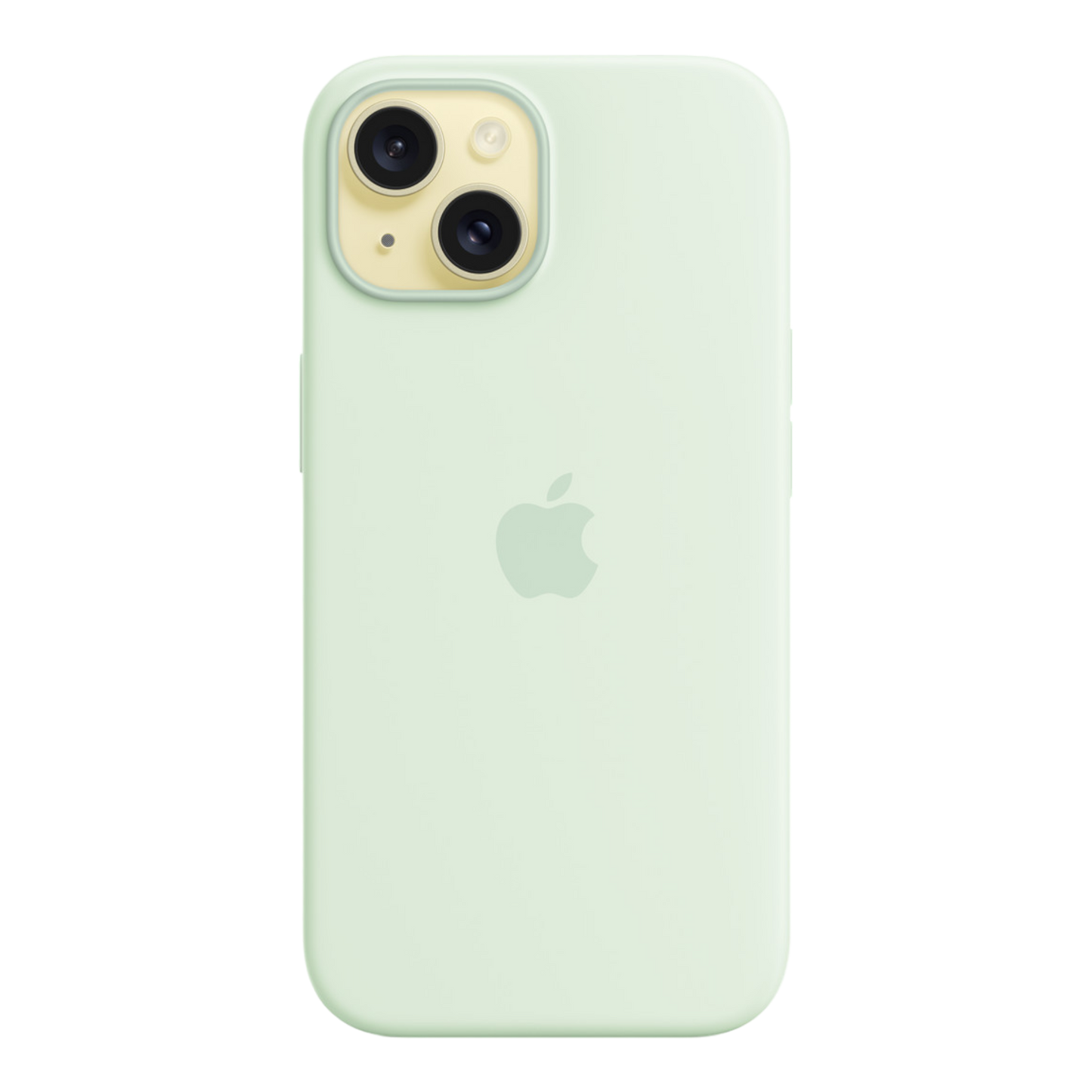 iPhone 15 Silicone Case with MagSafe - Soft Mint - alAsil