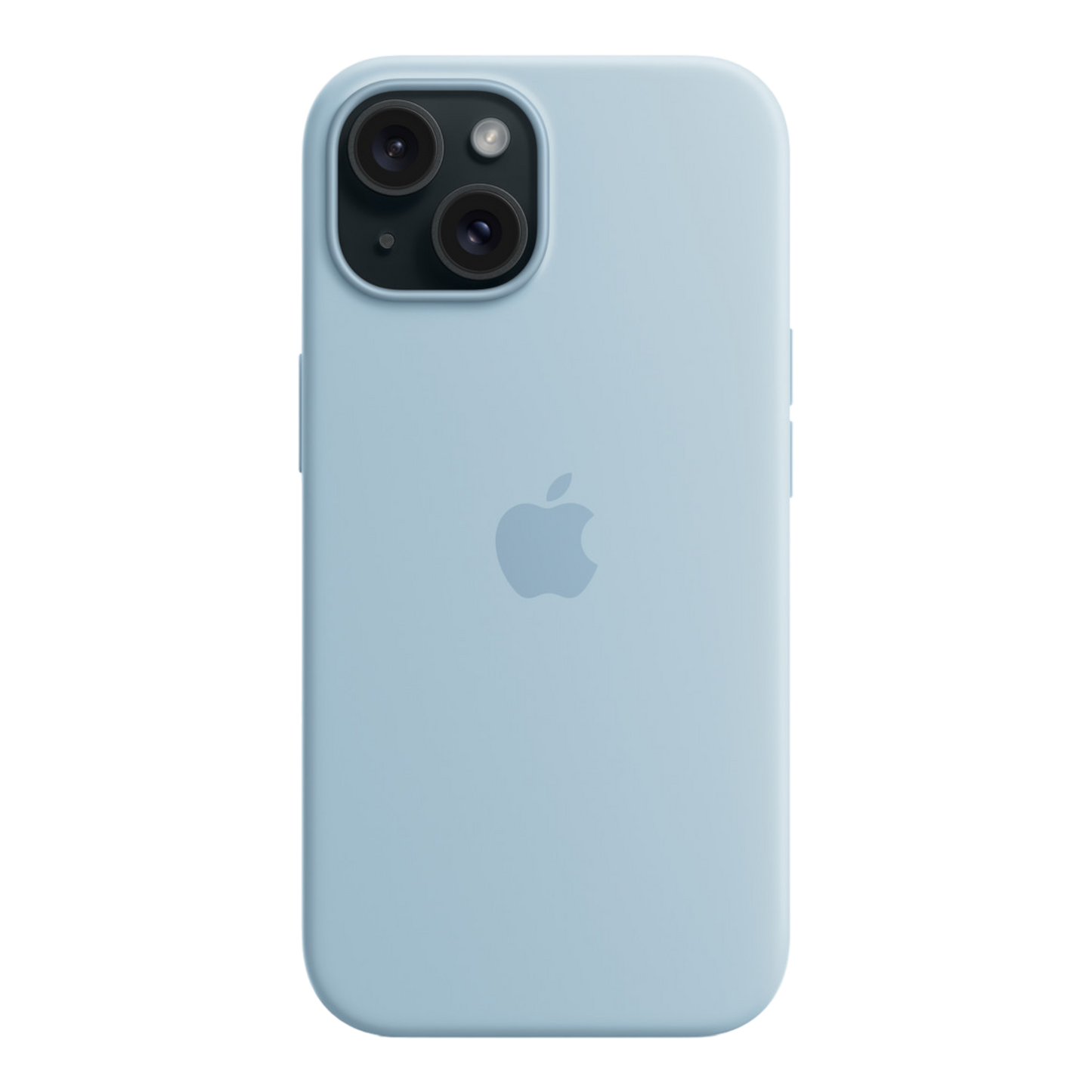 iPhone 15 Silicone Case with MagSafe - Light Blue - alAsil