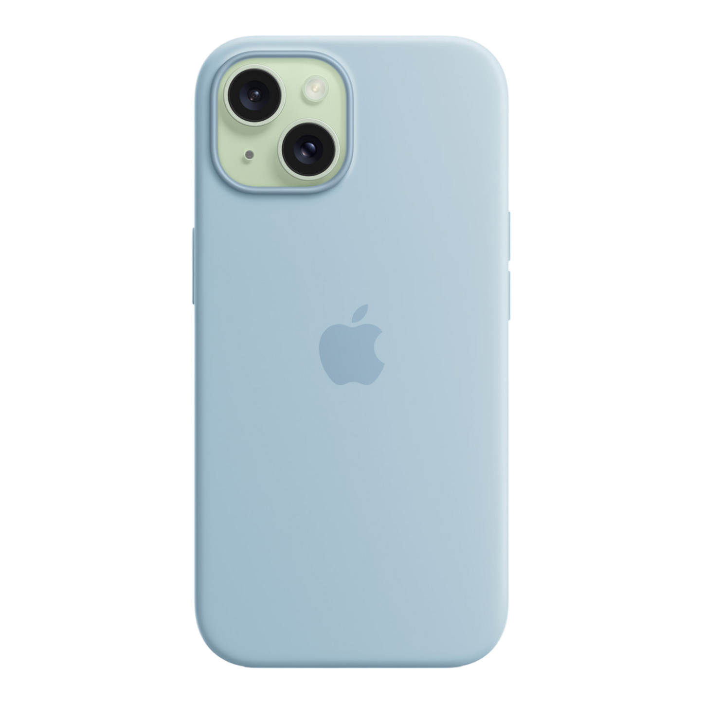 iPhone 15 Silicone Case with MagSafe - Light Blue - alAsil