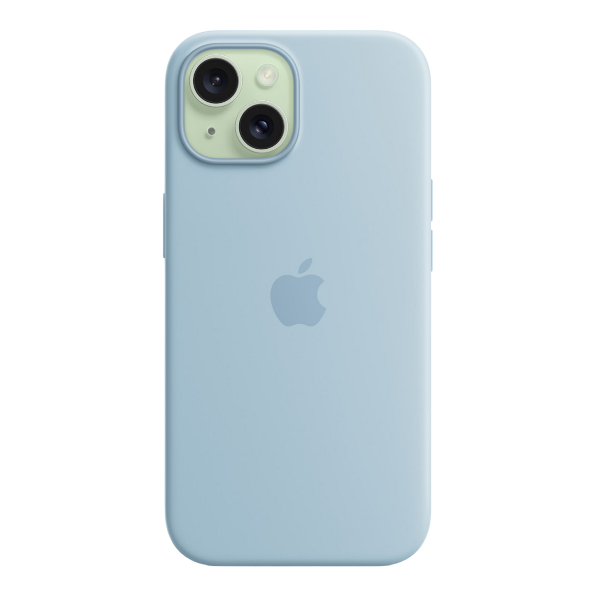 iPhone 15 Silicone Case with MagSafe - Light Blue - alAsil