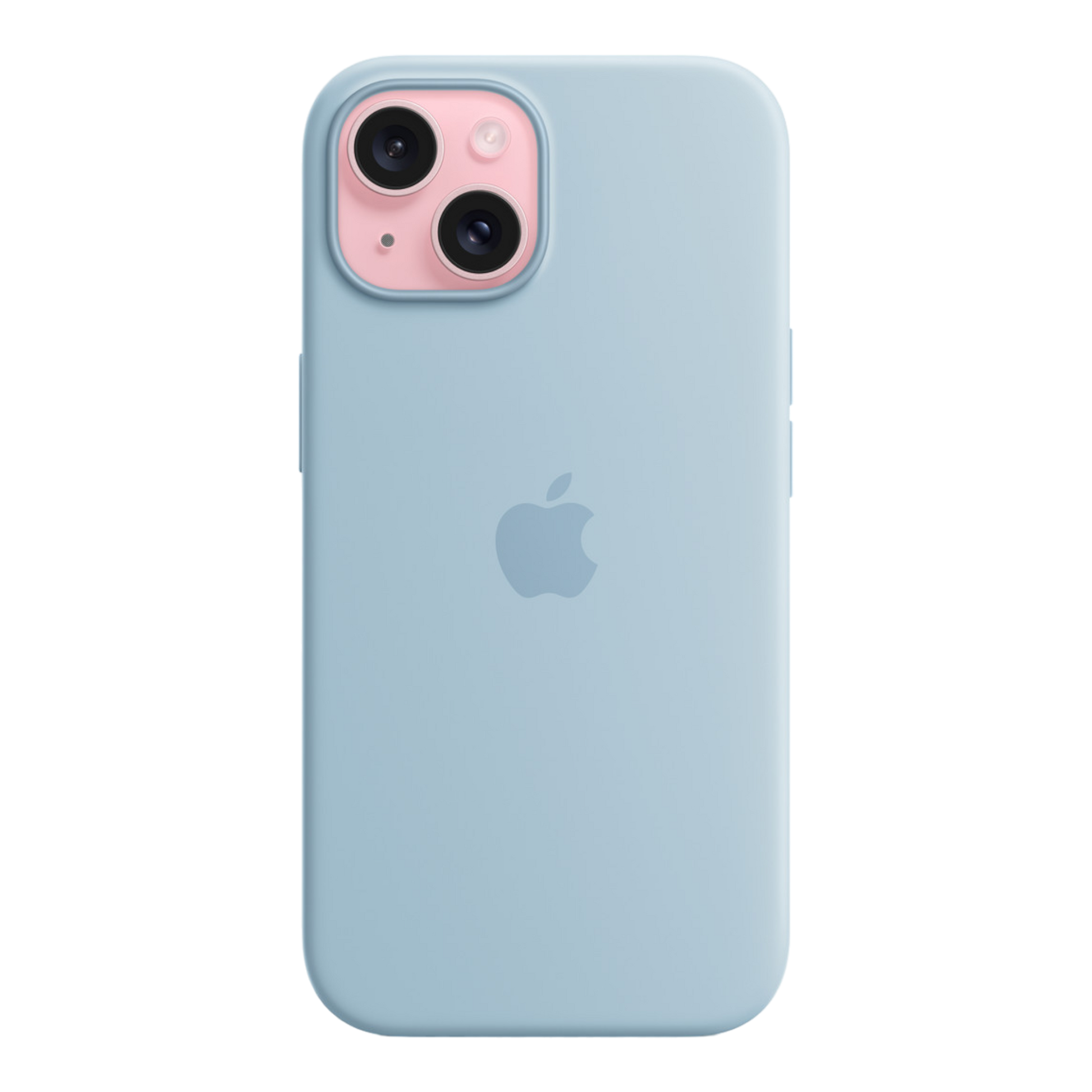 iPhone 15 Silicone Case with MagSafe - Light Blue - alAsil