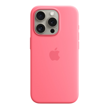 iPhone 15 Pro Silicone Case with MagSafe - Pink - alAsil
