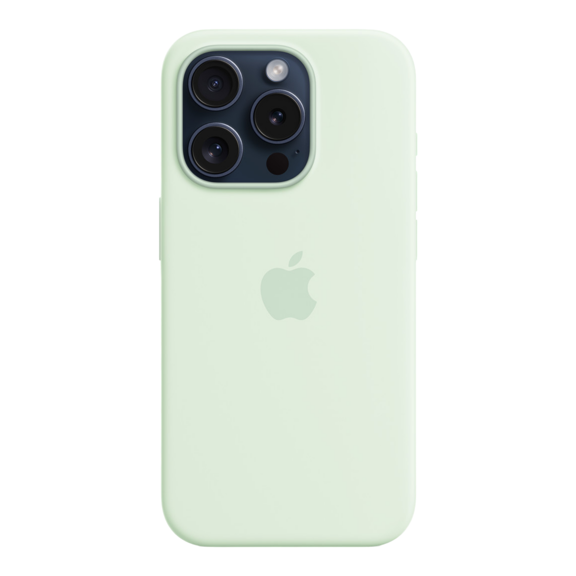 iPhone 15 Pro Silicone Case with MagSafe - Soft Mint - alAsil