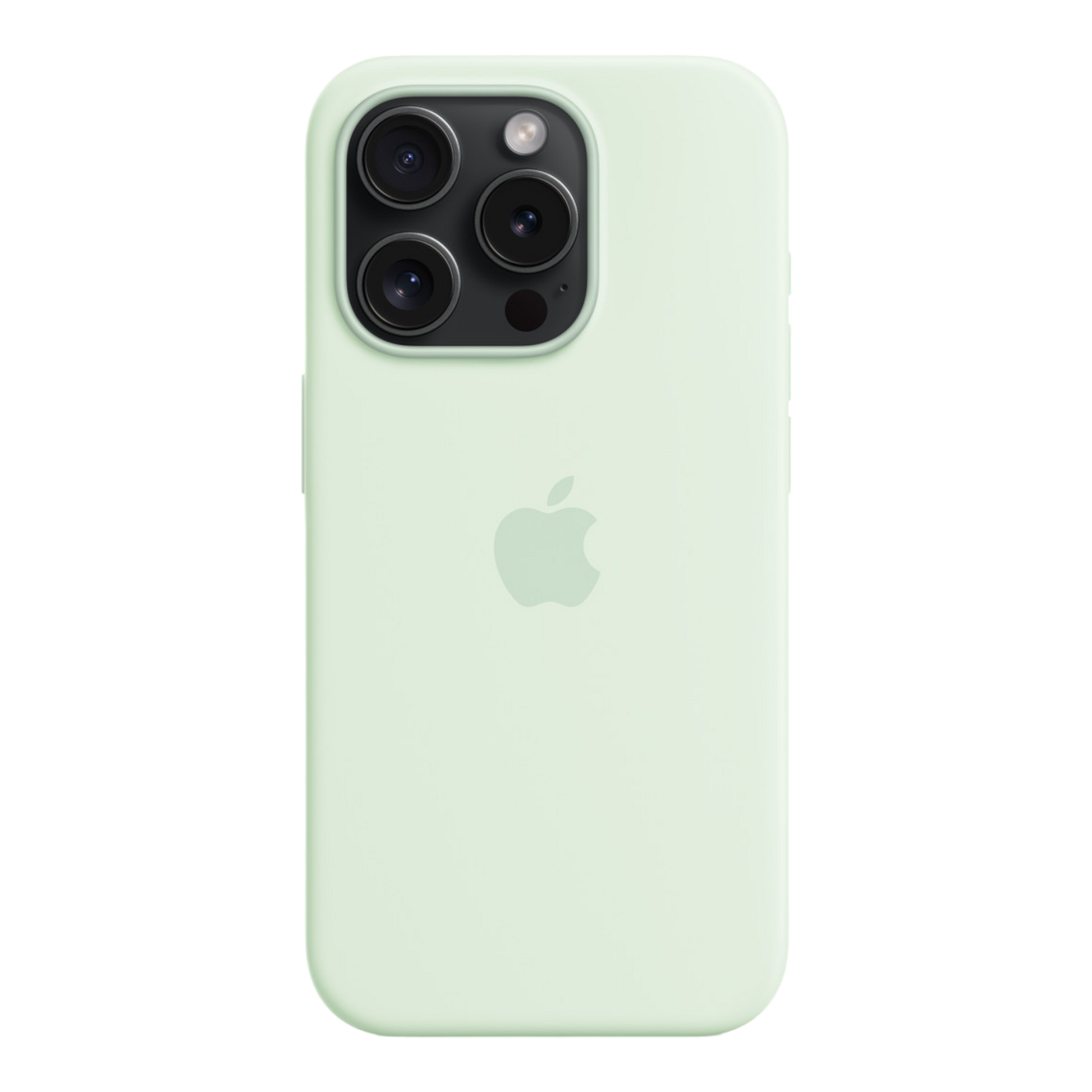 iPhone 15 Pro Silicone Case with MagSafe - Soft Mint - alAsil
