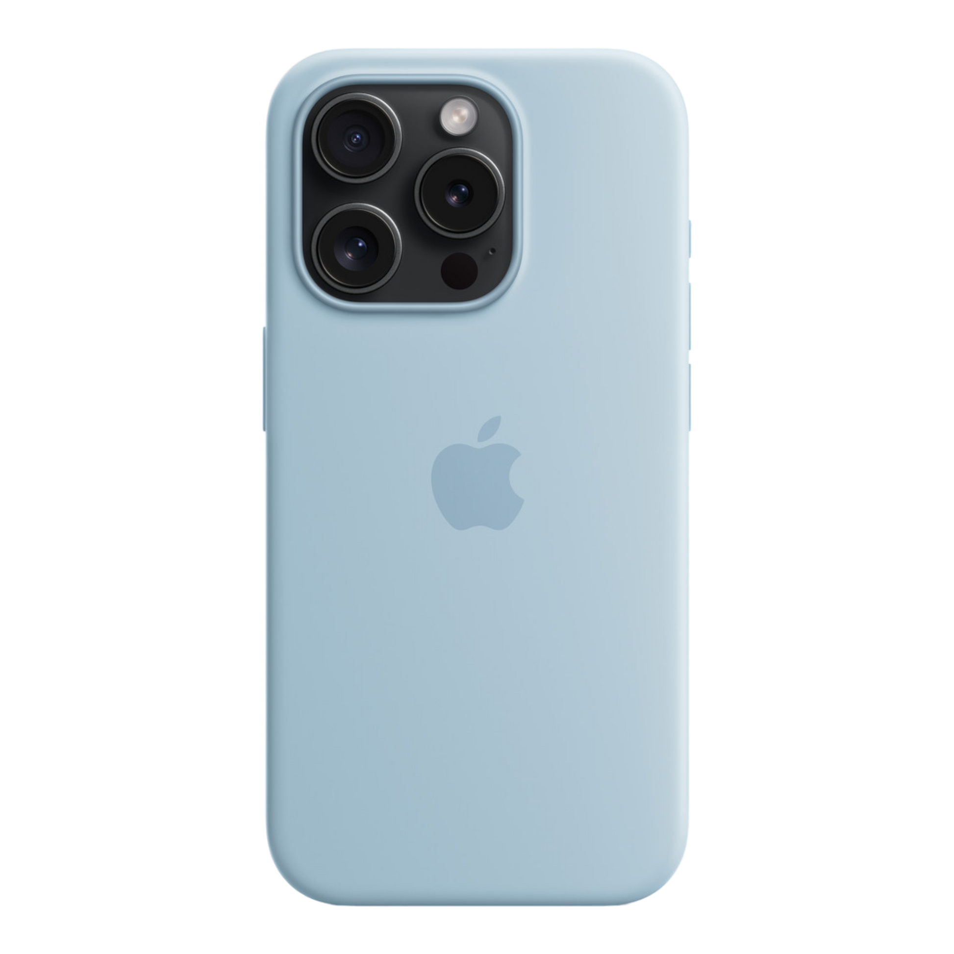 iPhone 15 Pro Silicone Case with MagSafe - Light Blue - alAsil