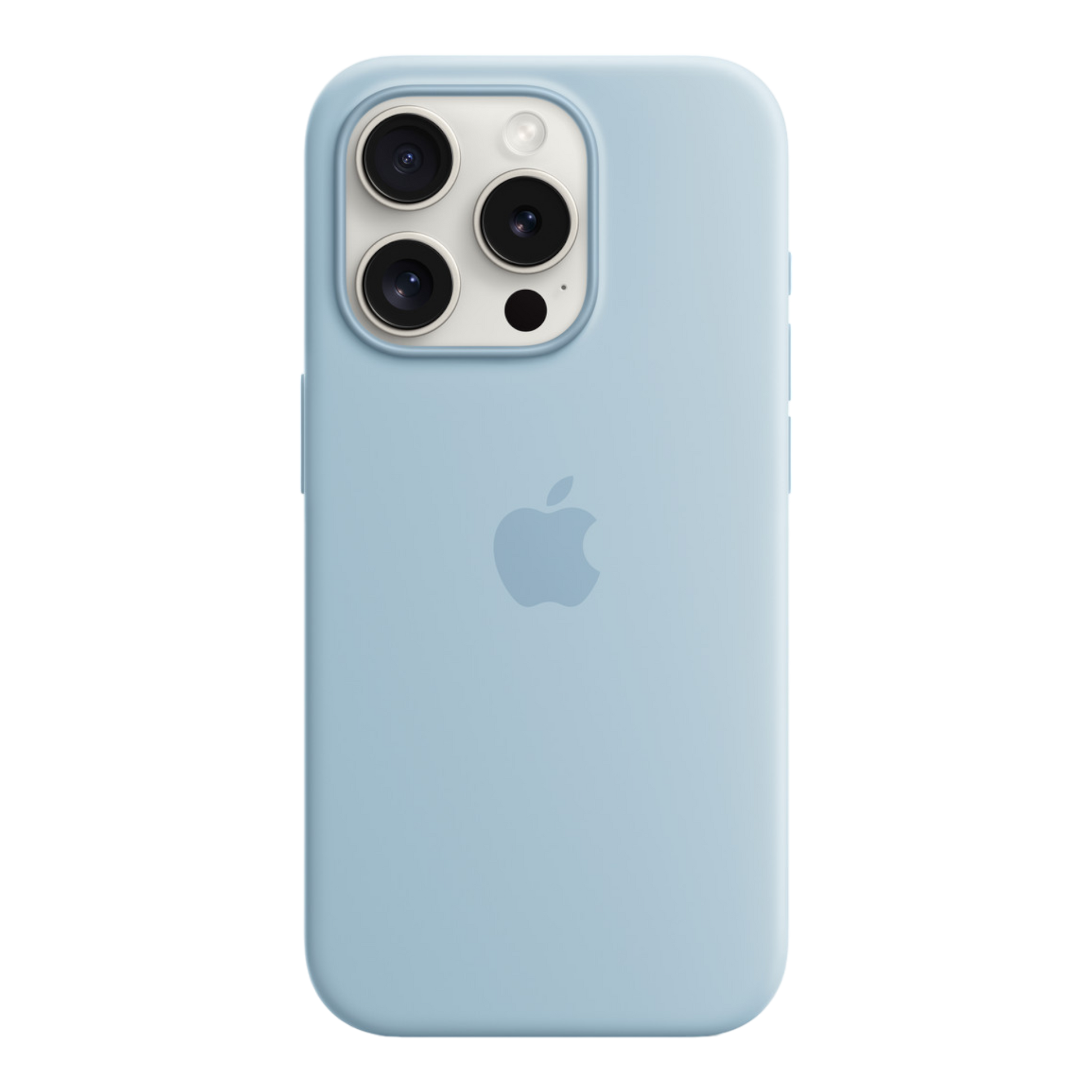 iPhone 15 Pro Silicone Case with MagSafe - Light Blue - alAsil