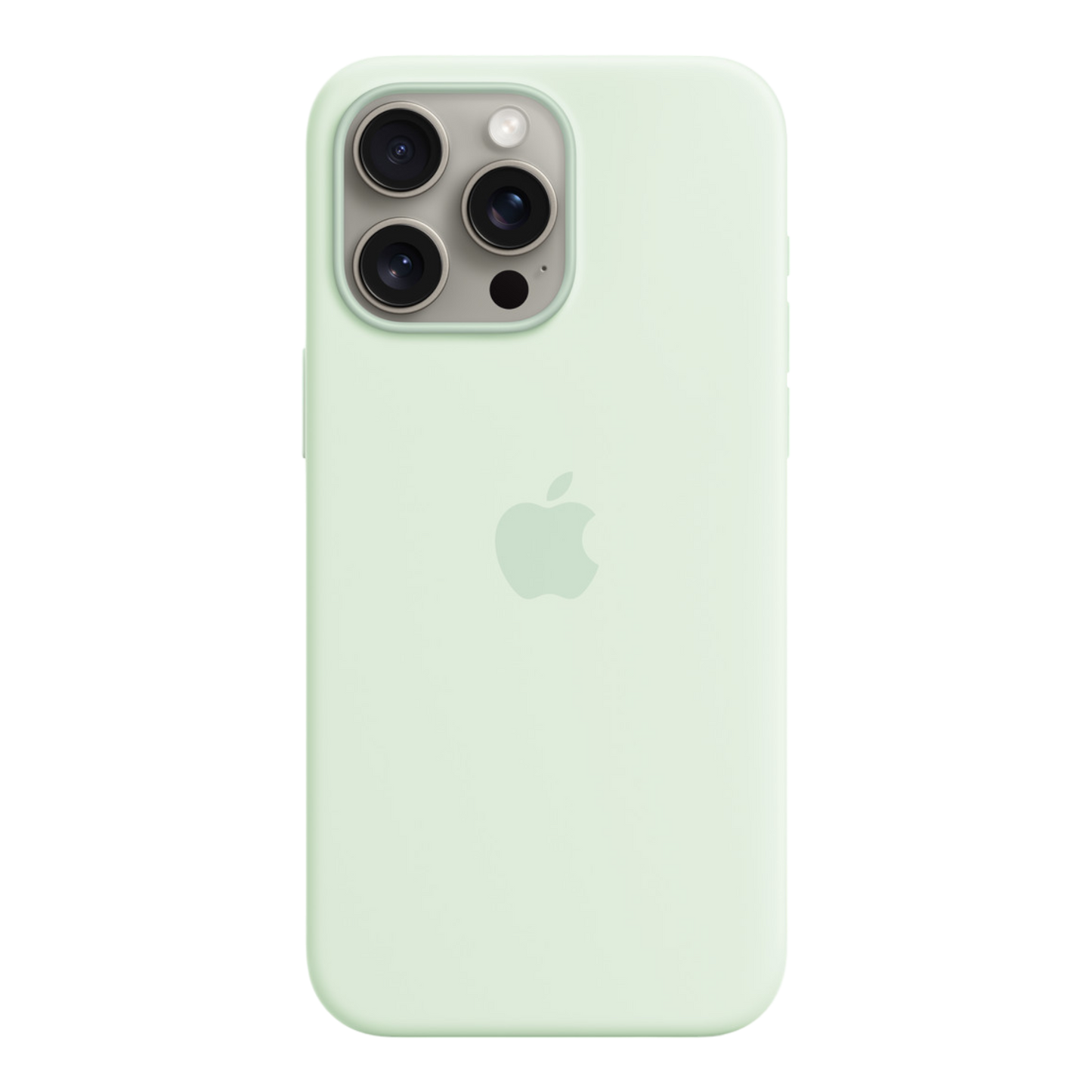 iPhone 15 Pro Max Silicone Case with MagSafe - Soft Mint - alAsil