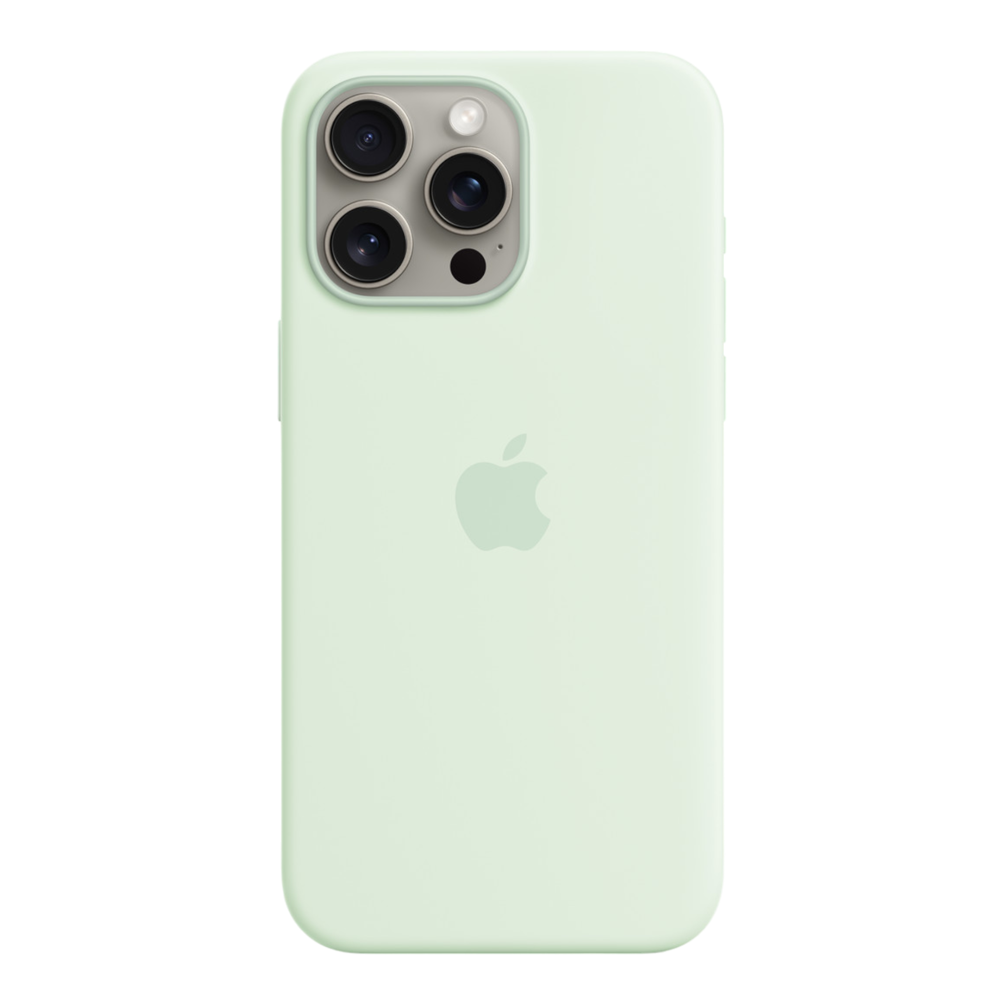 iPhone 15 Pro Max Silicone Case with MagSafe - Soft Mint - alAsil