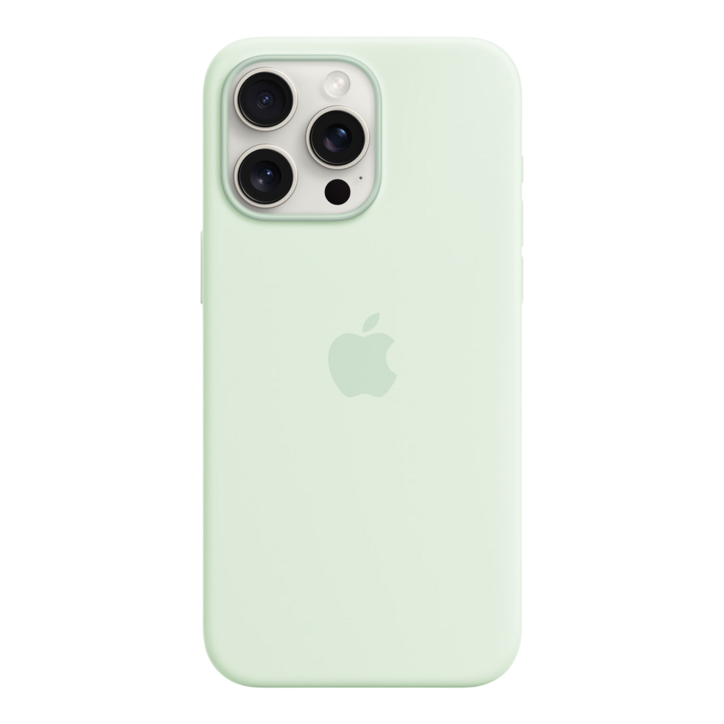 iPhone 15 Pro Max Silicone Case with MagSafe - Soft Mint - alAsil