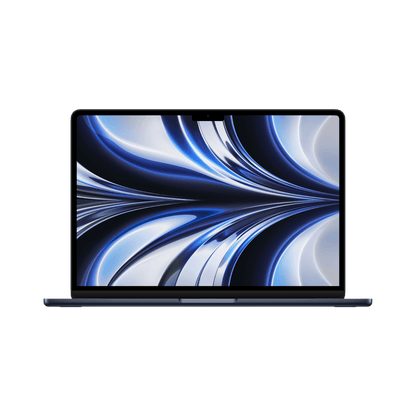 MacBook Air 13.6-inch (2024) – M3 Chip, 8‑Core CPU & 10‑Core GPU, 24GB RAM, 512GB SSD – Model MC8Q4 (Midnight, English Keyboard) - alAsil
