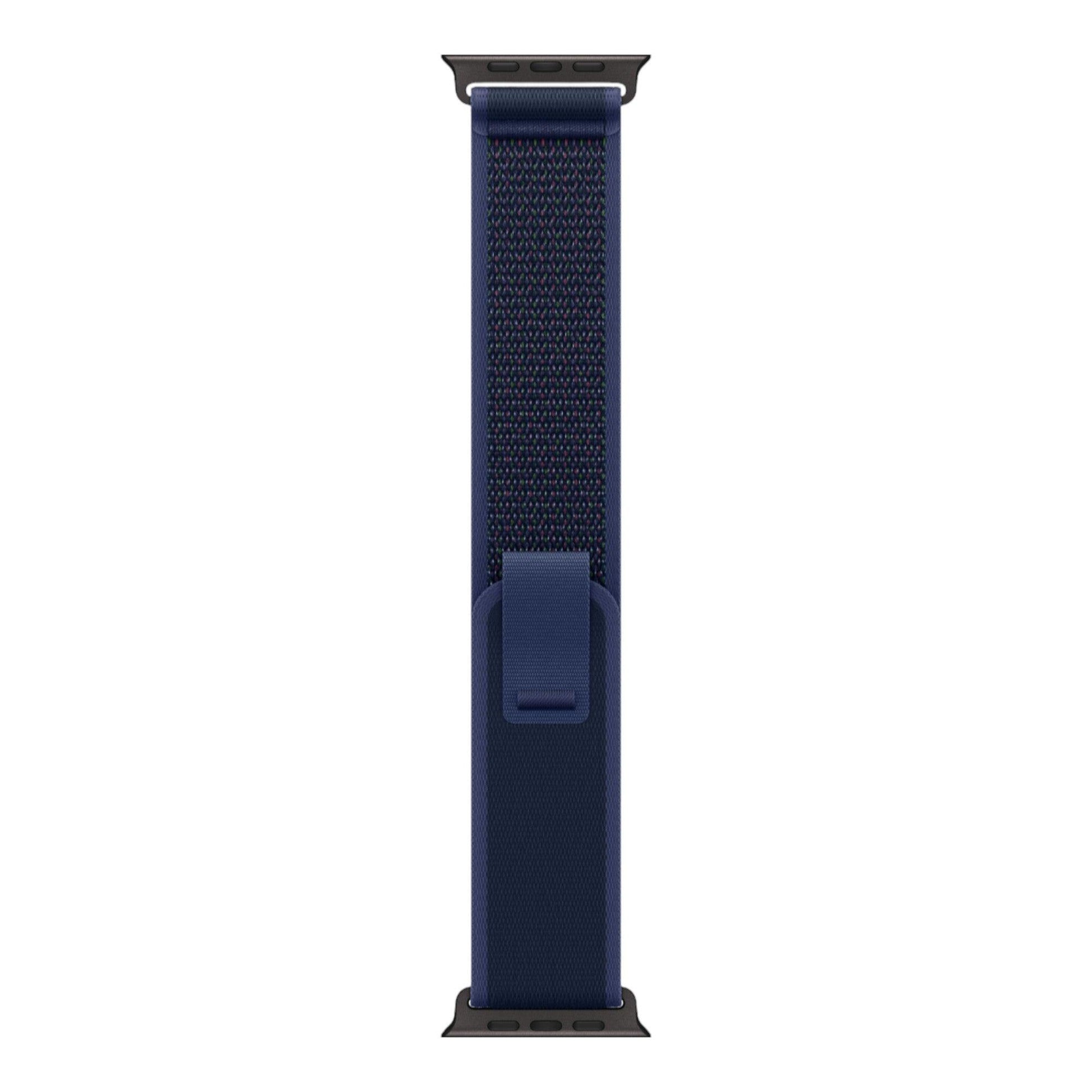 Apple Watch Ultra 2 GPS + Cellular, 49mm Black Titanium Case with Blue Trail Loop - M/L - alAsil