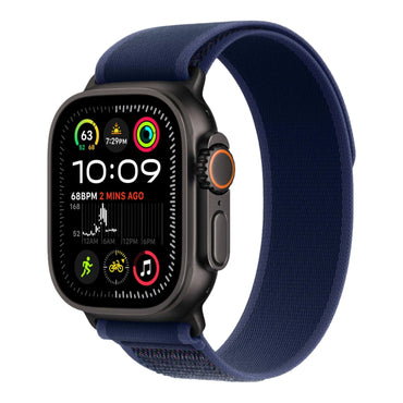 Apple Watch Ultra 2 GPS + Cellular, 49mm Black Titanium Case with Blue Trail Loop - M/L - alAsil Apple Watch Ultra 2 GPS + Cellular, 49mm Black Titanium Case with Blue Trail Loop - M/L 45676e-4.myshopify.com Apple Apple Watch Ultra 2 GPS + Cellular, 49mm Black Titanium Case with Blue Trail Loop - M/L 45676e-4.myshopify.com Apple