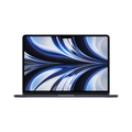 ماك بوك إير 13.6 بوصة (2022) - شريحة M2، معالج ثماني النواة ووحدة معالجة رسومات ثمانية النواة، ذاكرة وصول عشوائي 16 جيجابايت، قرص صلب SSD بسعة 256 جيجابايت - الموديل MC7X4 (لون منتصف الليل، لوحة مفاتيح إنجليزية)