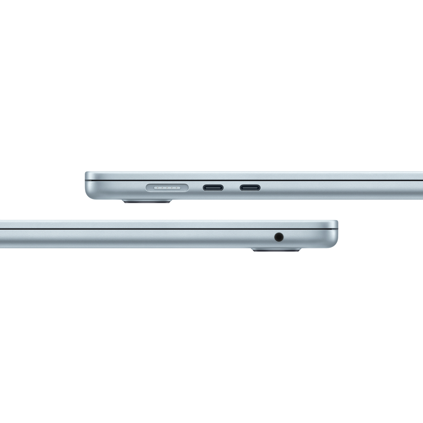 ماك بوك إير 15.3 بوصة (2025) - شريحة M4، معالج مركزي 10 أنوية ومعالج رسومات 10 أنوية، ذاكرة وصول عشوائي 16 جيجابايت، قرص صلب SSD بسعة 256 جيجابايت - الموديل MC7A4 (أزرق سماوي، لوحة مفاتيح إنجليزية)