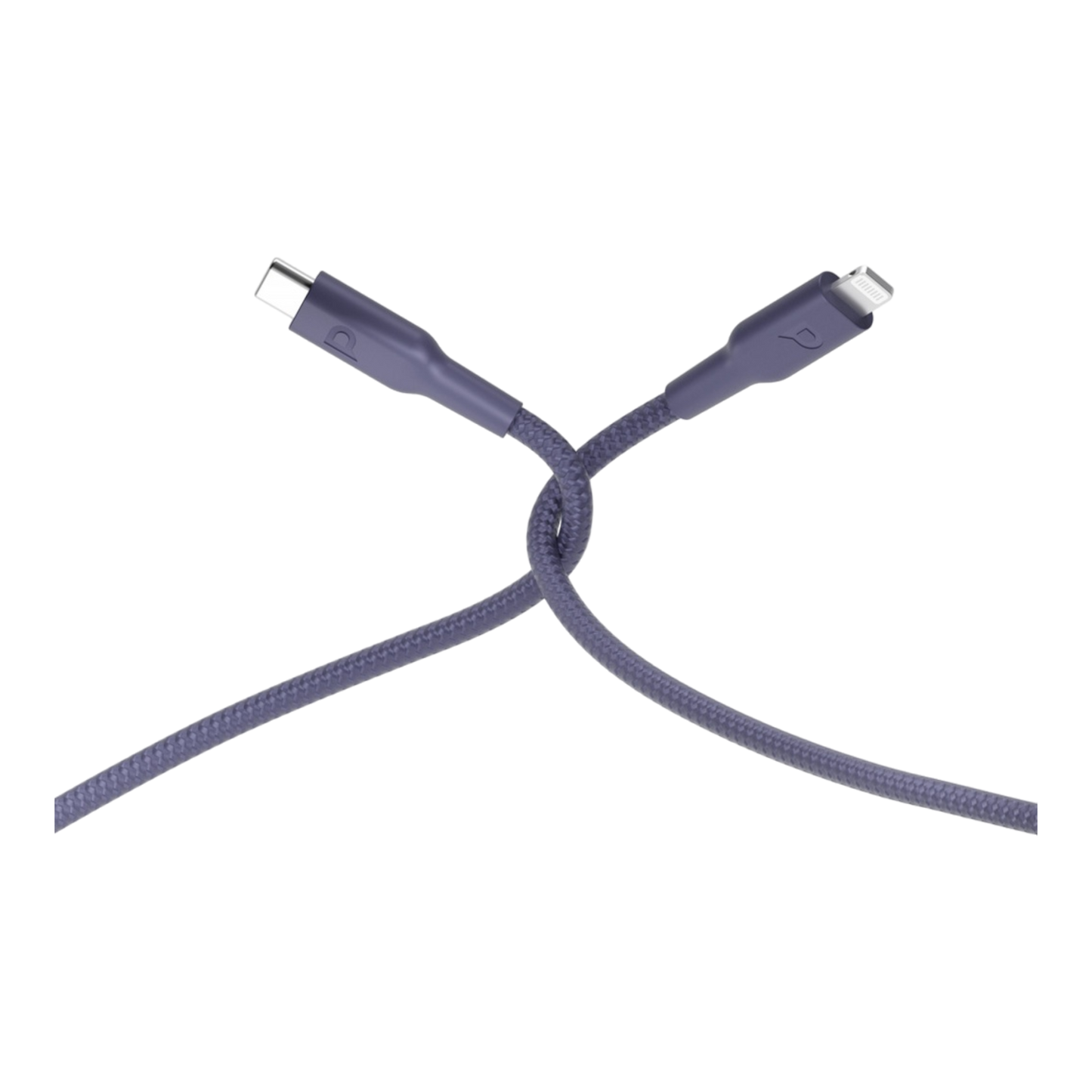 Powerology New Braided Type-C to Lightning Cable 1.2M PD 60W - Purple - alAsil