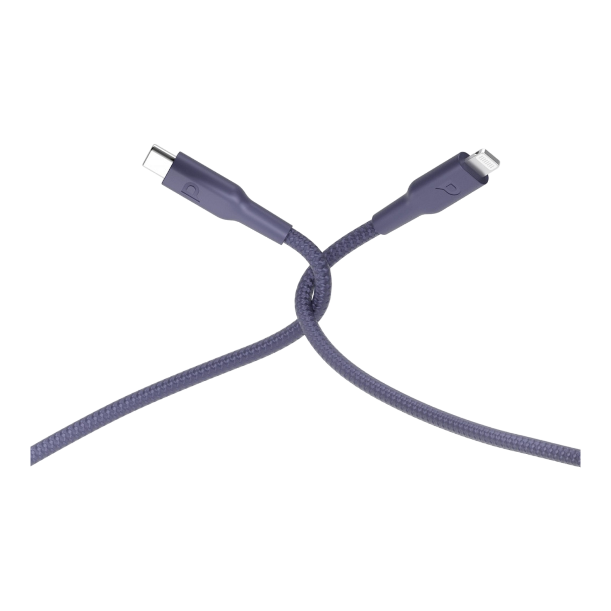 Powerology New Braided Type-C to Lightning Cable 1.2M PD 60W - Purple - alAsil