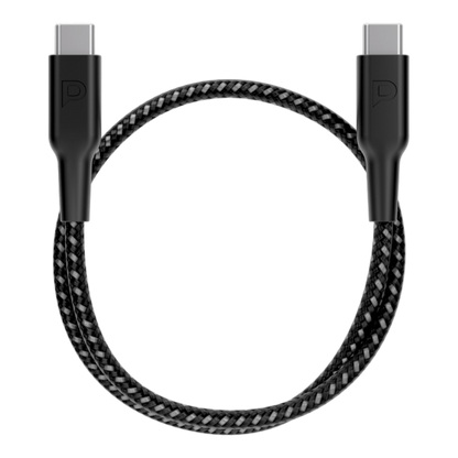 Powerology 60W C-C 30cm V2.0 cables for Iphone - Black - alAsil