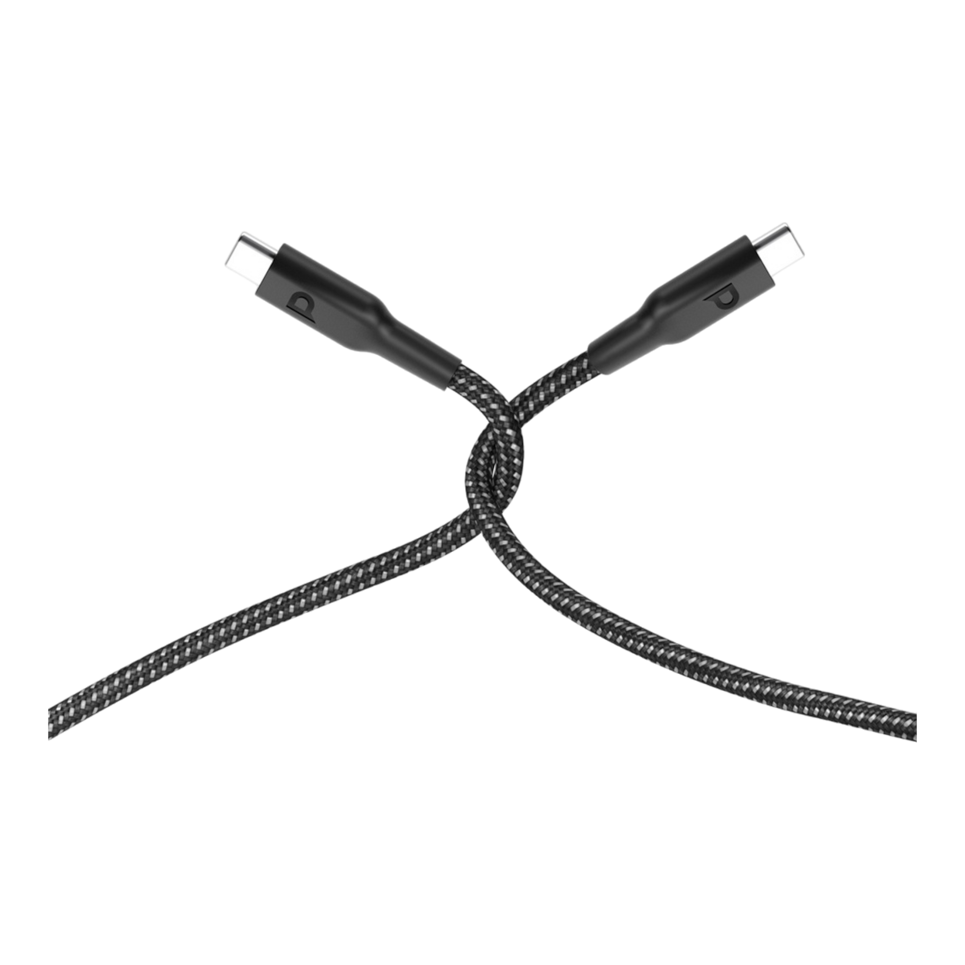 Powerology 60W C-C 30cm V2.0 cables for Iphone - Black - alAsil