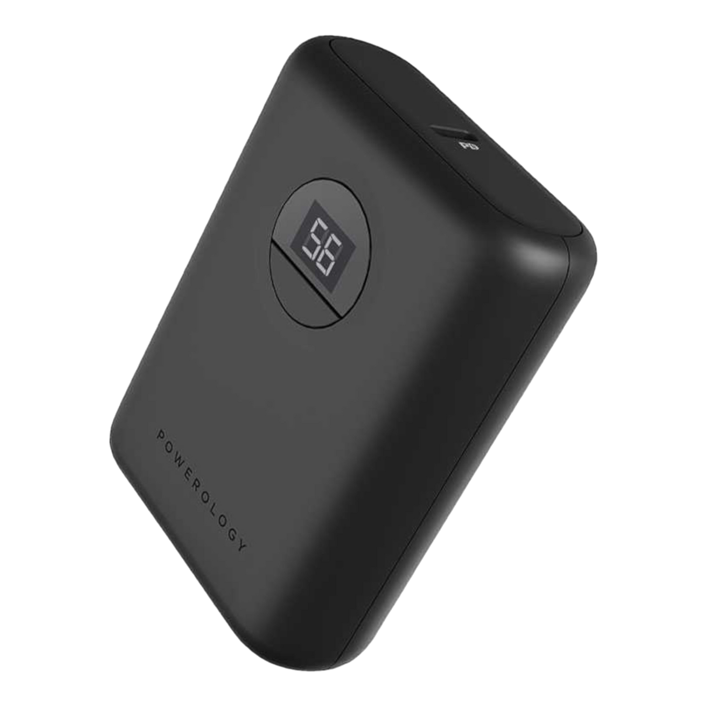 Powerology Ultra-Compact Power Bank 10000mAh PD 20W - Black - alAsil