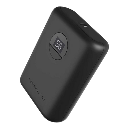 Powerology Ultra-Compact Power Bank 10000mAh PD 20W - Black - alAsil