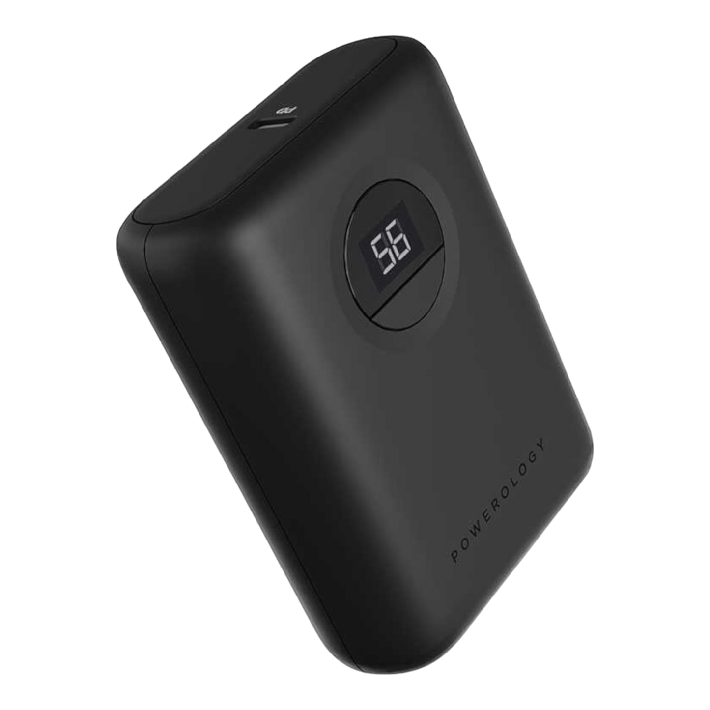 Powerology Ultra-Compact Power Bank 10000mAh PD 20W - Black - alAsil