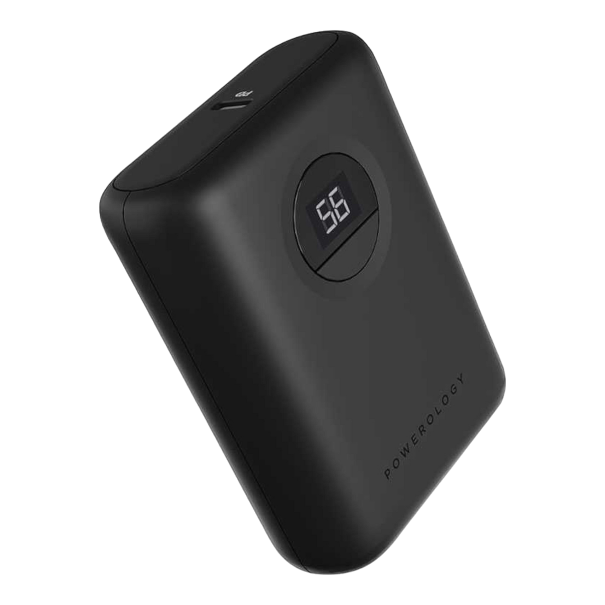 Powerology Ultra-Compact Power Bank 10000mAh PD 20W - Black - alAsil