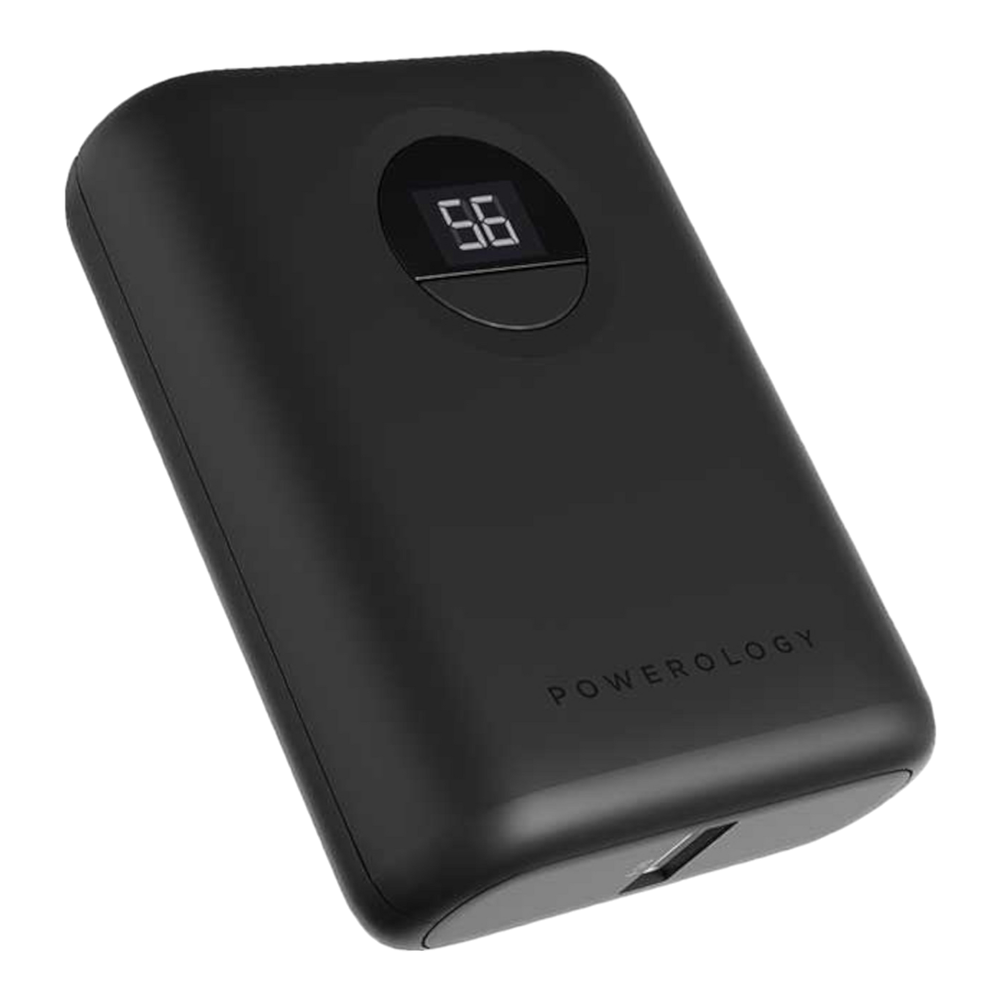 Powerology Ultra-Compact Power Bank 10000mAh PD 20W - Black - alAsil