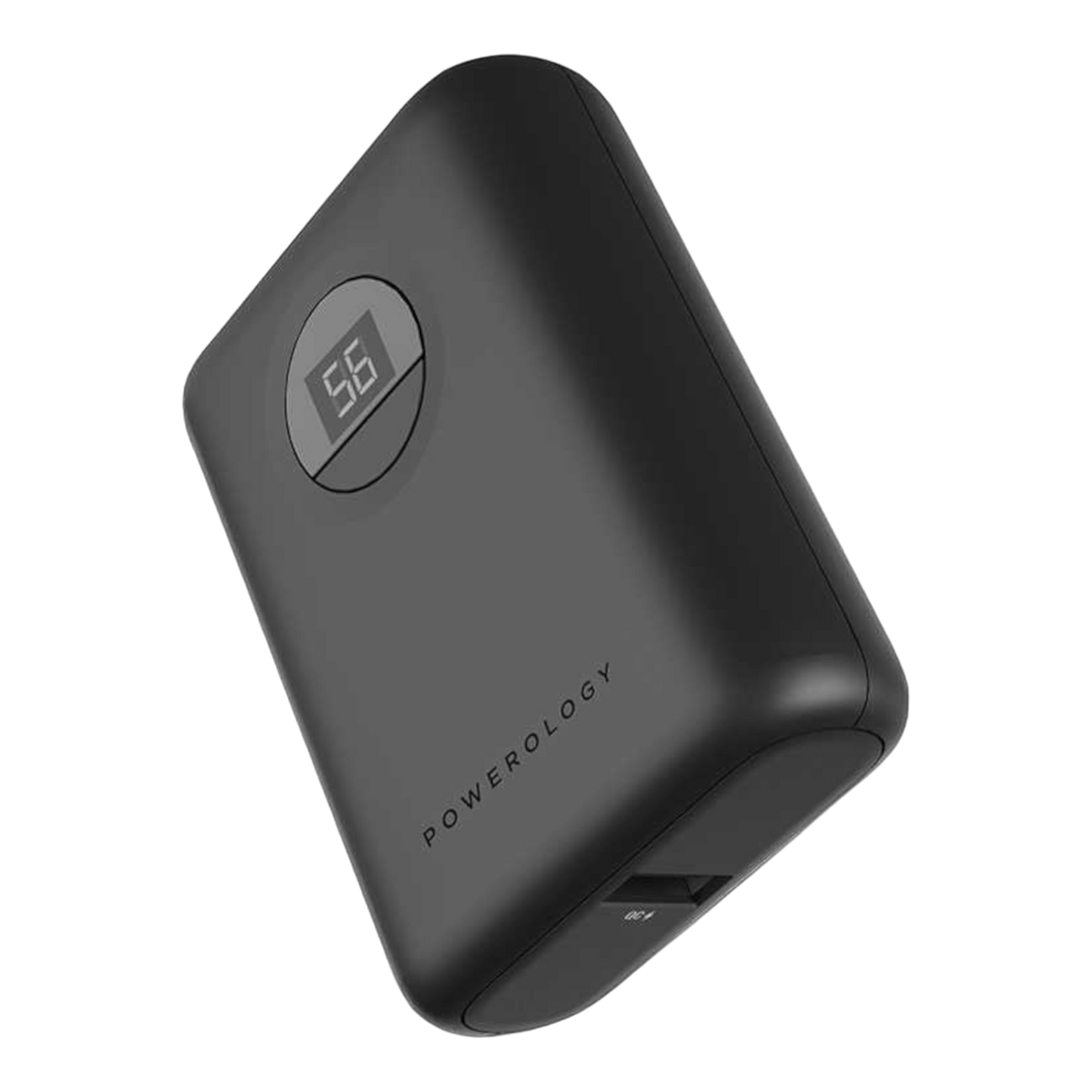 Powerology Ultra-Compact Power Bank 10000mAh PD 20W - Black - alAsil