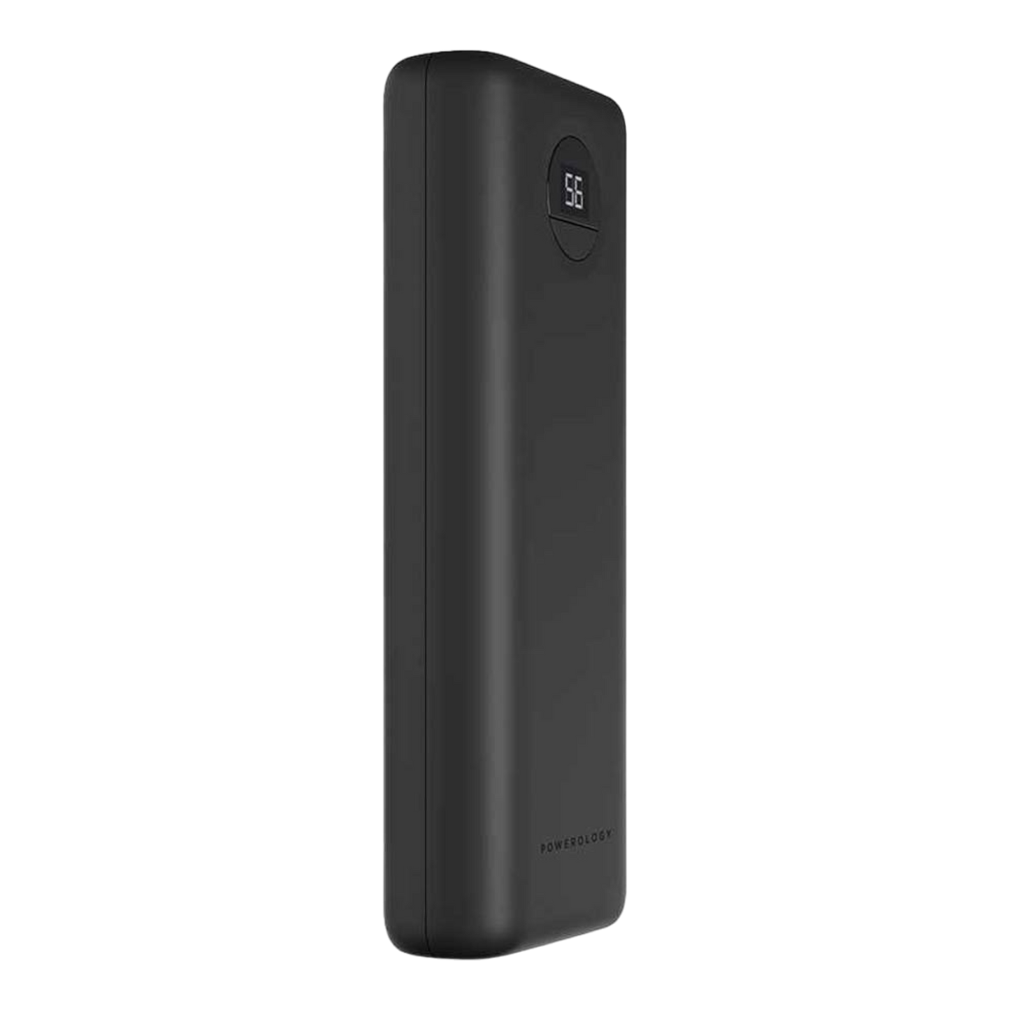 Powerology 20000mAh Compact Power Bank 30W PD & QC3.0 USB-A and USB-C Power Bank Black - alAsil