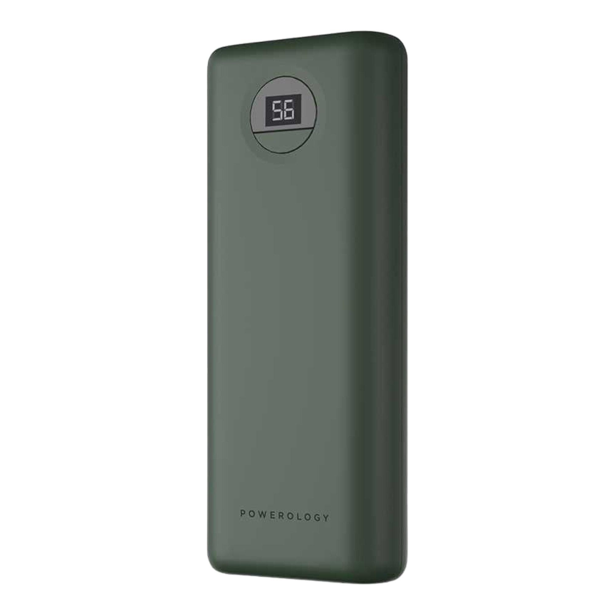 Powerology 20000mAh Compact Power Bank 30W PD & QC3.0 USB-A and USB-C Power Bank Green - alAsil