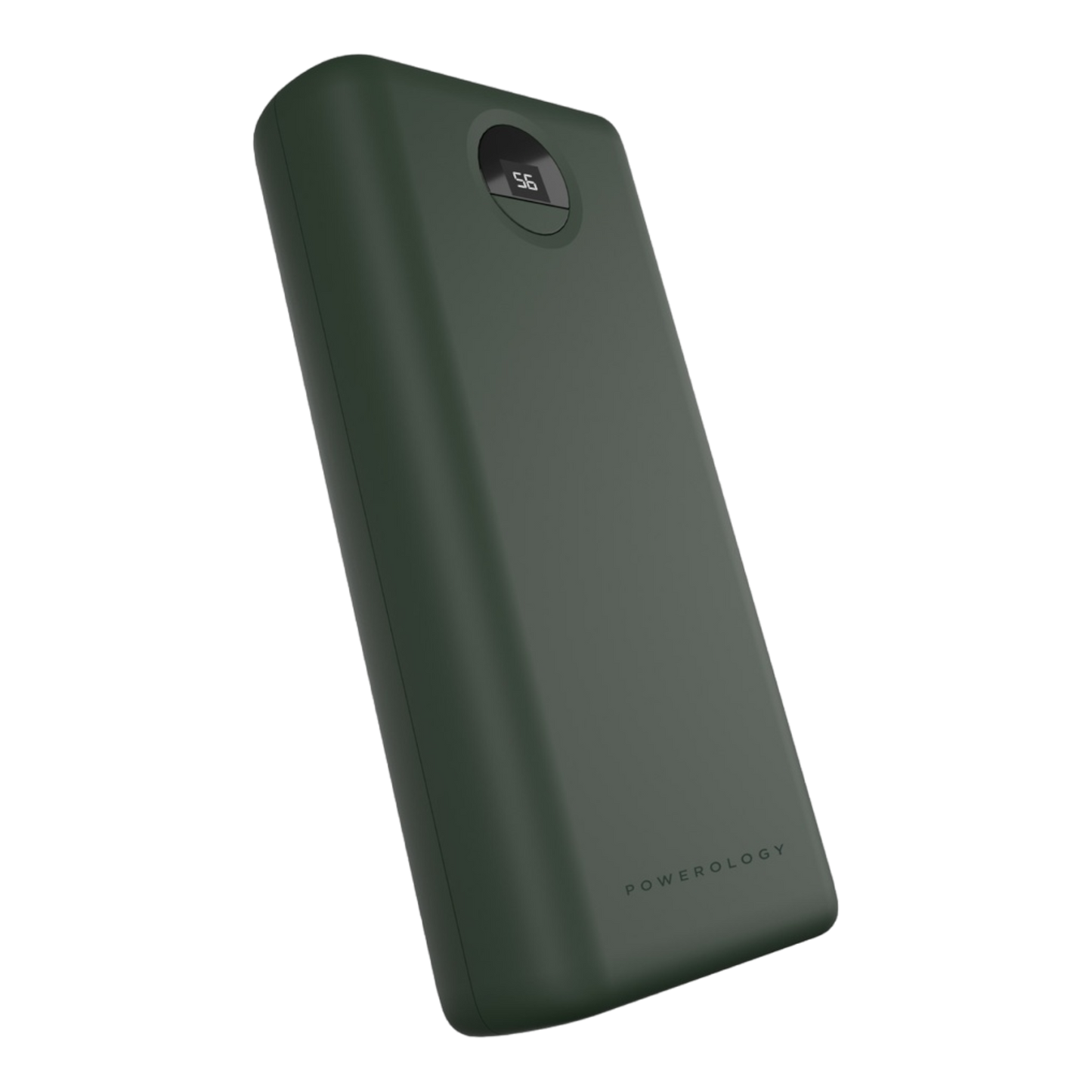 Powerology Quick Charge Power Bank 30000mAh PD 45W with Type-C to Type-C Cable Green - alAsil