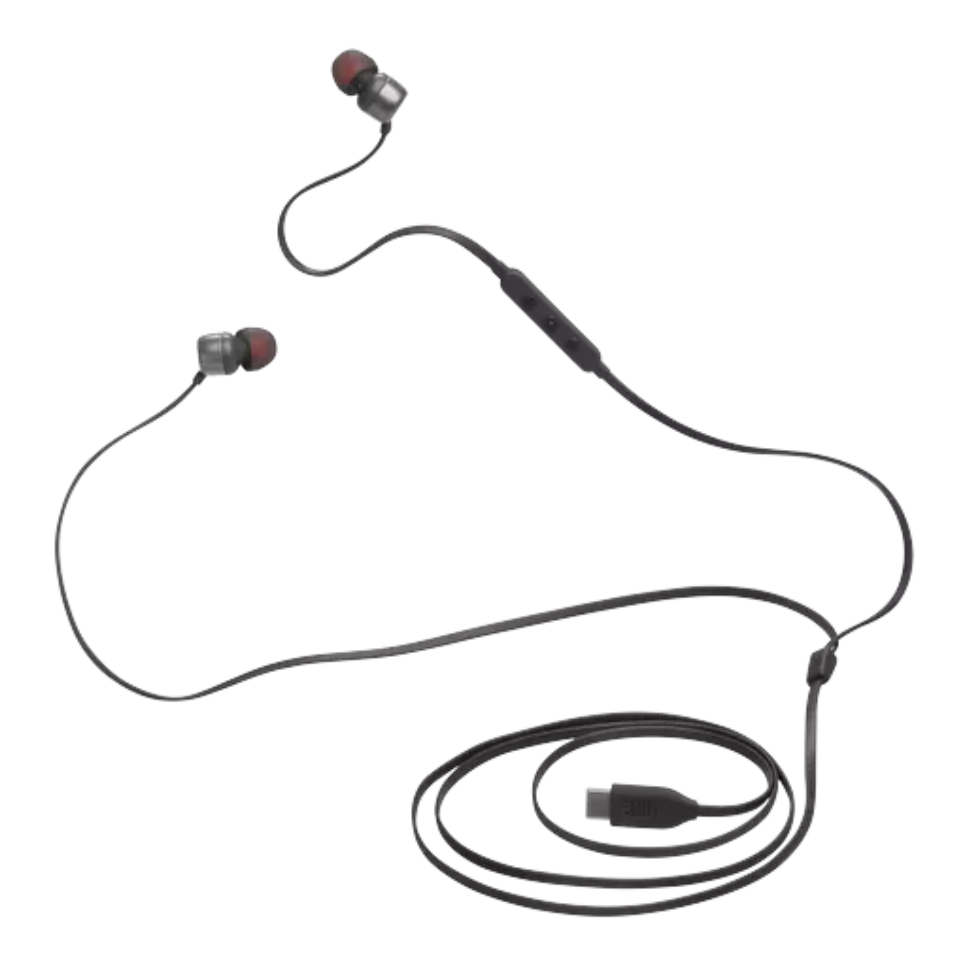 JBL Tune 310C USB Wired In-Ear Headphones Black - alAsil