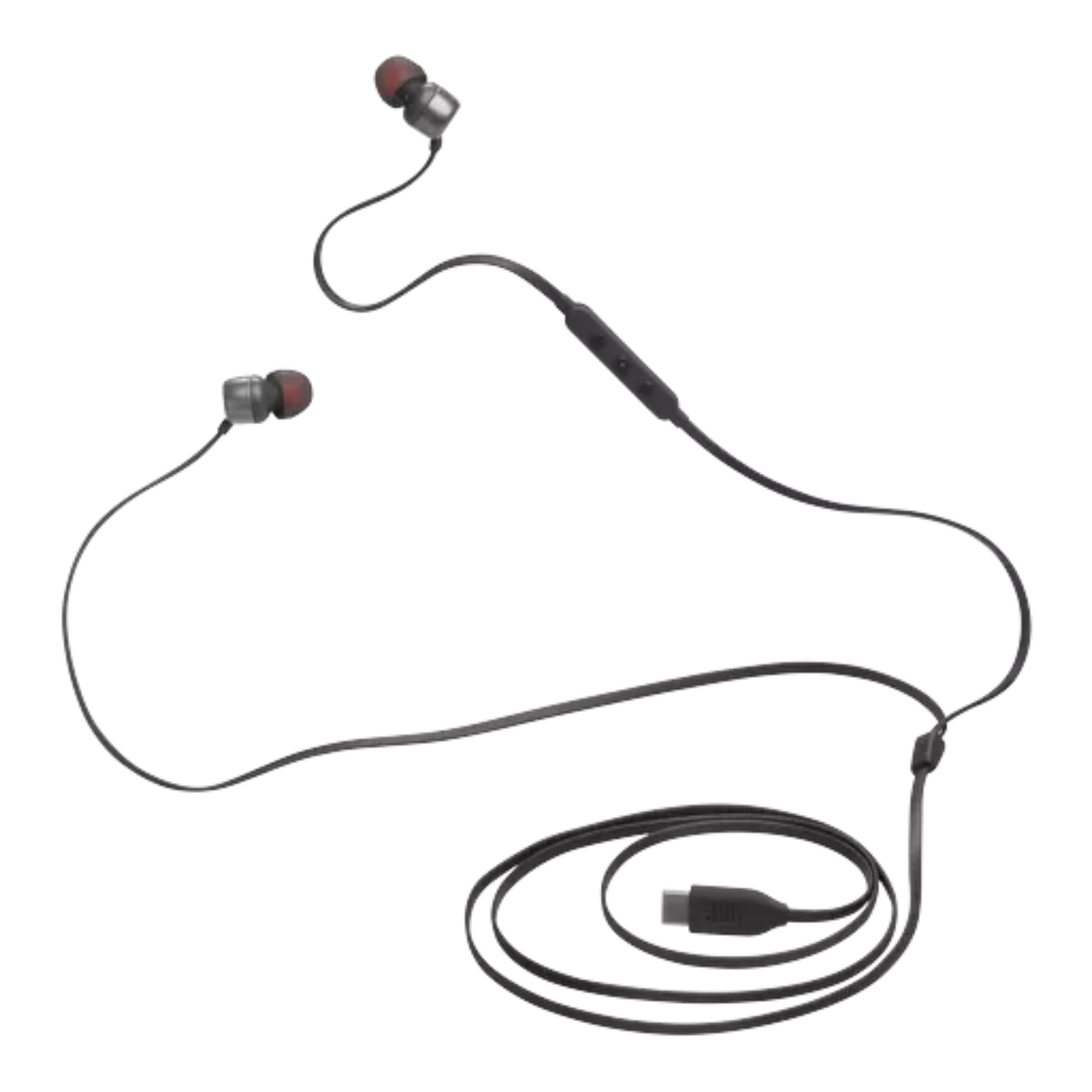 JBL Tune 310C USB Wired In-Ear Headphones Black - alAsil