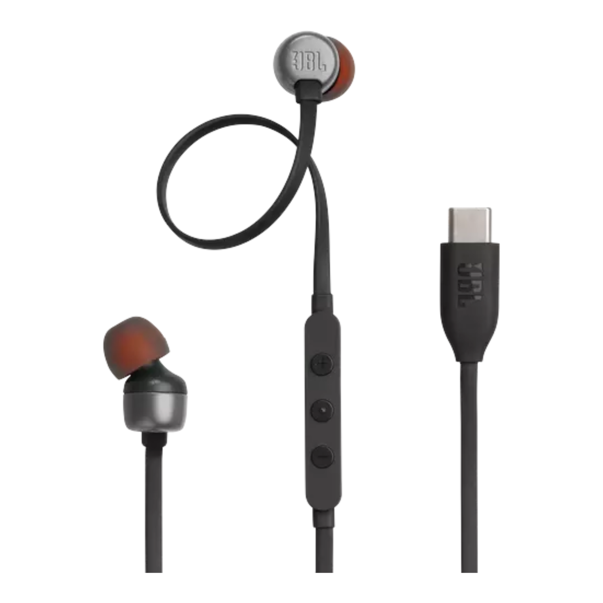 JBL Tune 310C USB Wired In-Ear Headphones Black - alAsil