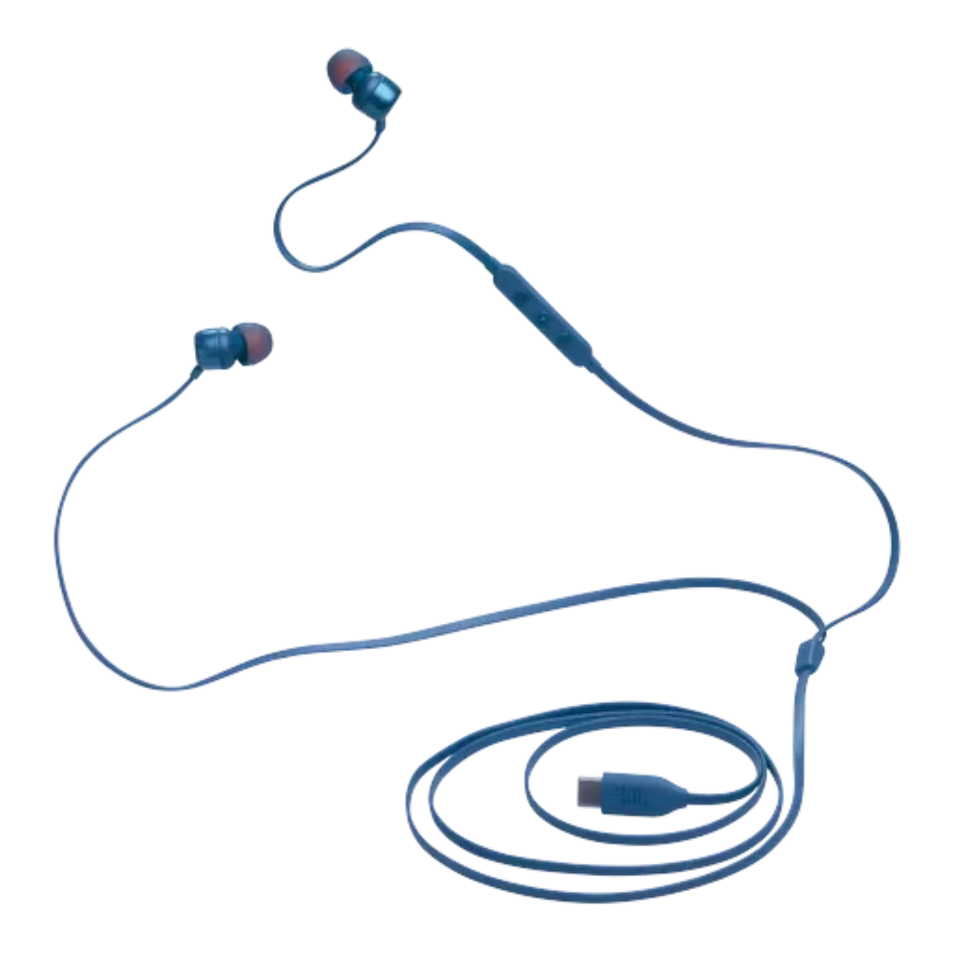 JBL Tune 310C USB Wired In-Ear Headphones Blue - alAsil