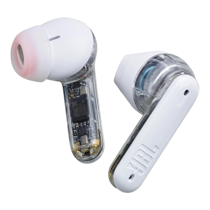 JBL Tune Flex True wireless Noise Cancelling earbuds Ghost White - alAsil
