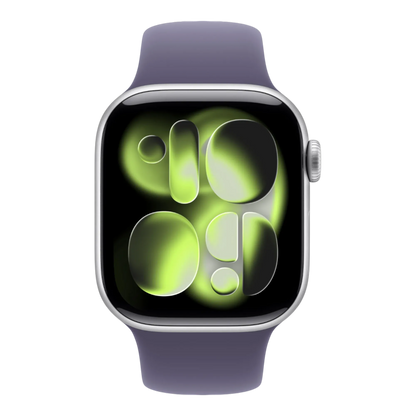 Apple Watch Series 11 GPS, 42mm Silver Aluminum Case with  Purple Fog Sport Band - M/L 45676e-4.myshopify.com Apple Apple Watch Series 11 GPS, 42mm Silver Aluminum Case with  Purple Fog Sport Band - M/L 45676e-4.myshopify.com Apple