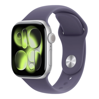 Apple Watch Series 11 GPS, 42mm Silver Aluminum Case with  Purple Fog Sport Band - M/L 45676e-4.myshopify.com Apple Apple Watch Series 11 GPS, 42mm Silver Aluminum Case with  Purple Fog Sport Band - M/L 45676e-4.myshopify.com Apple