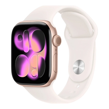 Apple Watch Series 11 GPS, 46mm Rose Gold Aluminum Case with Light Blush Sport Band - S/M 45676e-4.myshopify.com Apple Apple Watch Series 11 GPS, 46mm Rose Gold Aluminum Case with Light Blush Sport Band - S/M 45676e-4.myshopify.com Apple