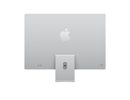 iMac (All In One) 24-inch (2021) – M1 Chip, 8‑Core CPU & 8‑Core GPU, 16GB Unified Memory, 256GB SSD – Model Z12Q000V6 (Silver) - alAsil