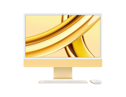 iMac (All In One) 24-inch (2021) Z12T - M1 chip 8-Core CPU 8-Core GPU 8GB Unified Memory 512GB SSD Storage, Yellow - alAsil